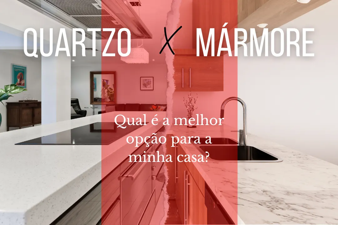 Quartzo ou mármore: comparação para a casa